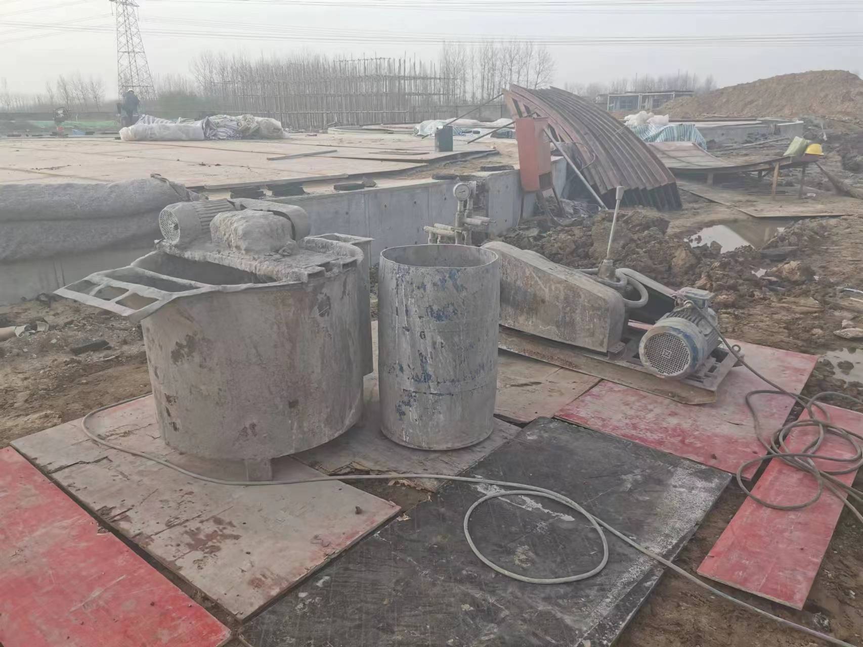 渔薪镇设备基础注浆