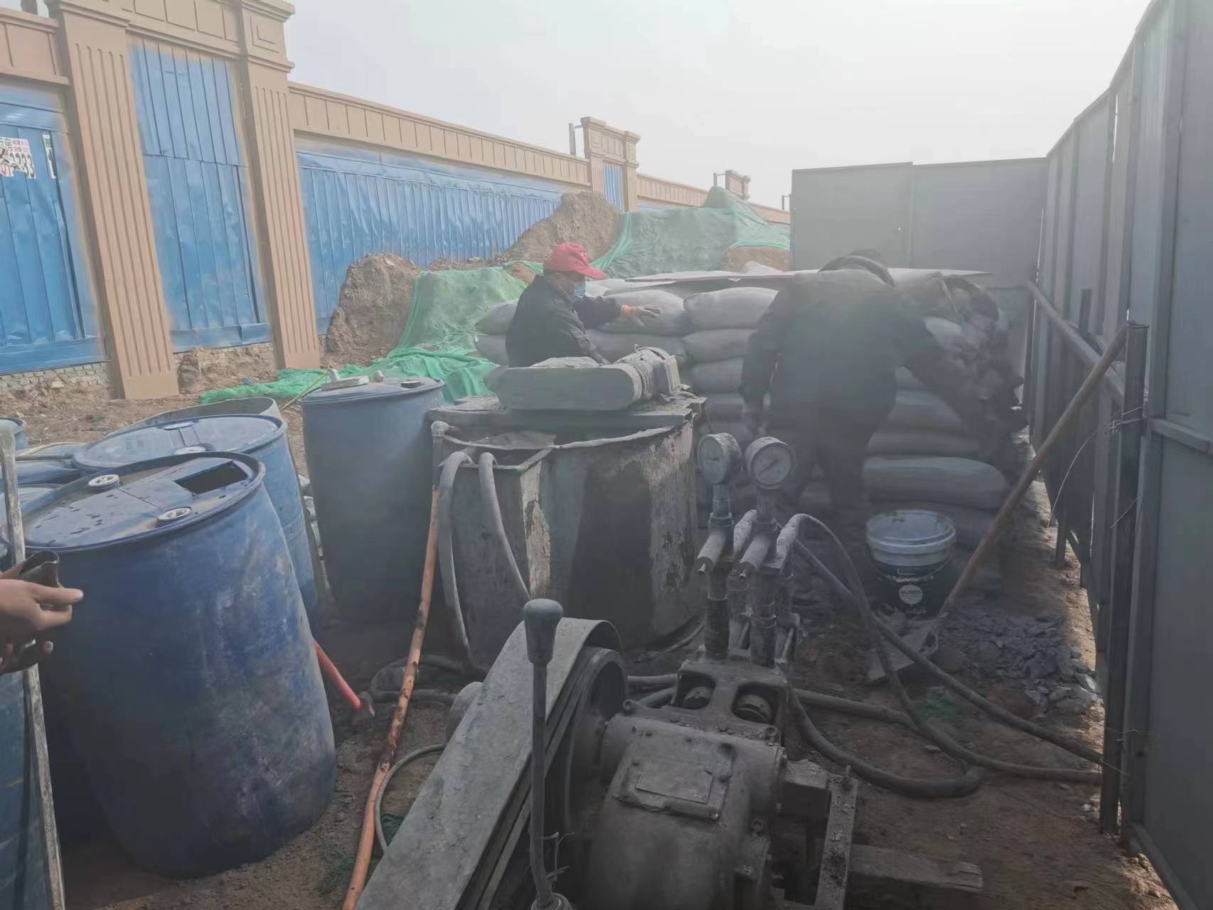 渔薪镇房屋下沉注浆